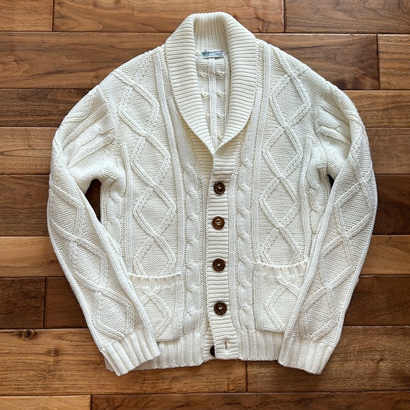Vintage Other - Vtg Kmart fisherman cable knit cardigan sweater